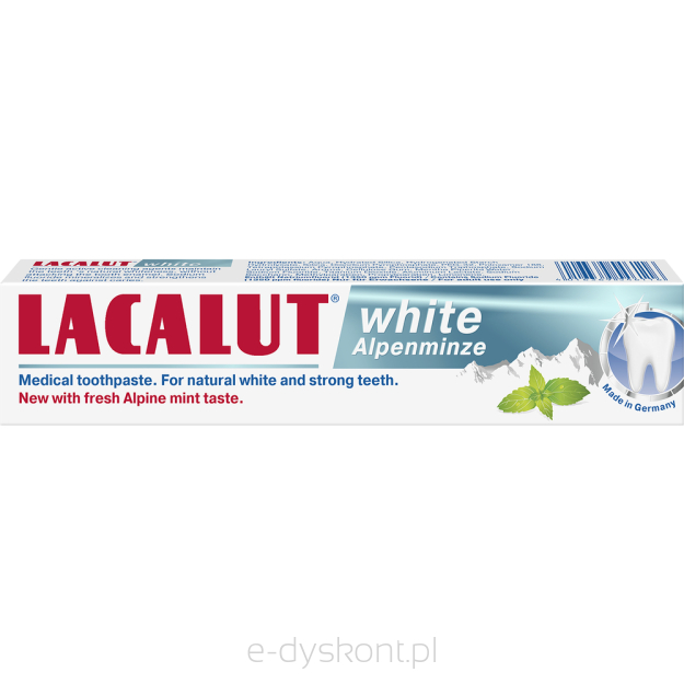 Lacalut Pasta Do Zębów White Alpenminze 75 Ml