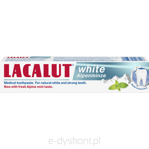 Lacalut Pasta Do Zębów White Alpenminze 75 Ml