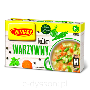 Winiary Bulion Warzywny 18 Kostek 180 G