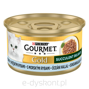 Gourmet Gold Succulent Delights Z Rybami Oceanicznymi 85G