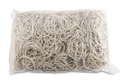 Office Products Gumki recepturki średnica 50mm, 1,5x1,5mm, 60% kauczuku, 1000g, zgrzewka, białe 