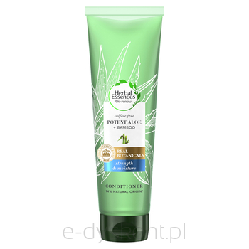 Herbal Essences Bio:Renew Odżywka Bez Siarczanów Zawierająca Silny Aloes + Bambus, 275 Ml