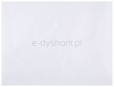 Donau Teczka kopertowa zatrzask, PP, A4, 180mikr., transparentna