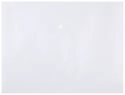 Donau Teczka kopertowa zatrzask, PP, A4, 180mikr., transparentna