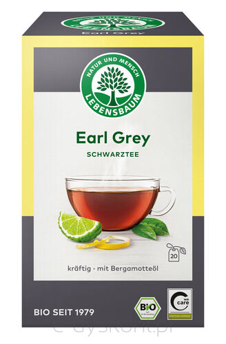 Herbata Czarna Earl Grey Ekspresowa Bio (20 X 2 G) 40 G - Lebensbaum [BIO]