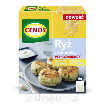 Cenos Ryż Jaśminowy Pełnoziarnisty 4X100 G