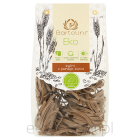 Bartolini Makaron Eko Żytni 250G Gniazda Nr 4 (Tagliatelle)