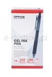 Office Products Długopis automatyczny żelowy  gr. linii 0,25mm, dł. linii 1200m, czarny - 3