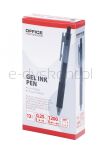 Office Products Długopis automatyczny żelowy  gr. linii 0,25mm, dł. linii 1200m, czarny - 5