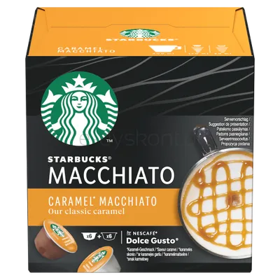 Starbucks Caramel Macchiato By Nescafe Dolce Gusto 127,8 G, 6+6 Sztuk
