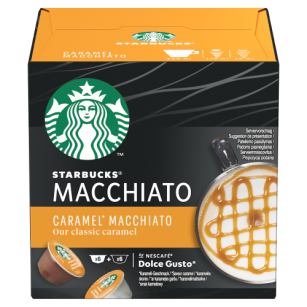 Starbucks Caramel Macchiato By Nescafé Dolce Gusto 127,8 G, 6+6 Sztuk