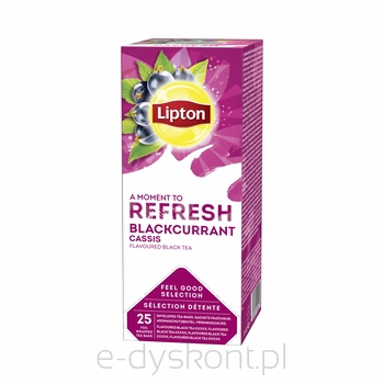 Lipton herbata Classic Blackcurrant 25 Kopert X 1.6G (Czarna Porzeczka)