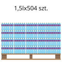 Woda Ustronianka Z Jodem Lekkogazowana 1,5Lx504 szt.(Paleta)