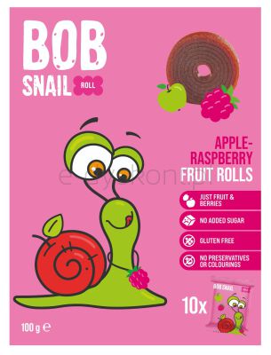 Bob Snail Przekąska Jabłko - Malina 100G