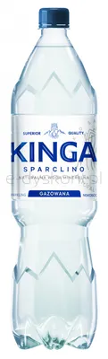 Woda mineralna KINGA SPARCLINO, gazowana, 1,5l, kaucja