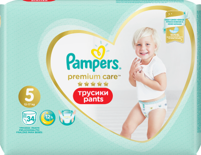 Pampers Premium Care Pants, R5, 34 pieluchomajtek