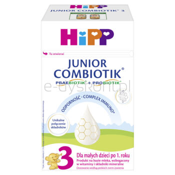 HIPP 3 JUNIOR COMBIOTIK dla dzieci po 1. roku, 550 g