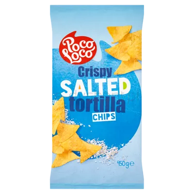 Poco Loco Torilla Chips Naturalne Trójkąty 450G 