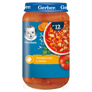Gerber Doremi Zupka Pomidorowa Z Ryżem Po 1 Roku 250 G