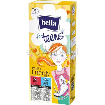 Bella Ultracienkie Wkładki For Teens Energy 20 Sztuk