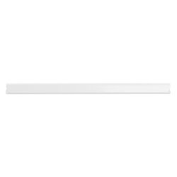 Donau Listwa zaciskająca, PVC, A4, 6mm, do 60 kartek, biała
