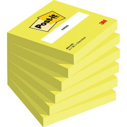 Post-It Karteczki Samoprzylepne (654N), 76X76Mm, 1X100 Kart., Jaskrawy Zielony 