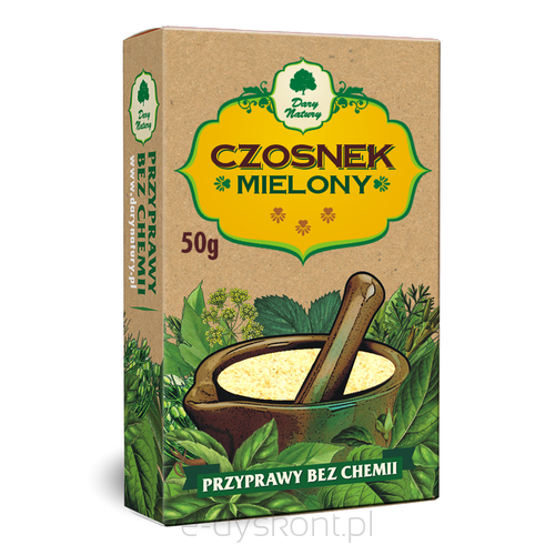 Czosnek Mielony 50 G - Dary Natury [BIO]