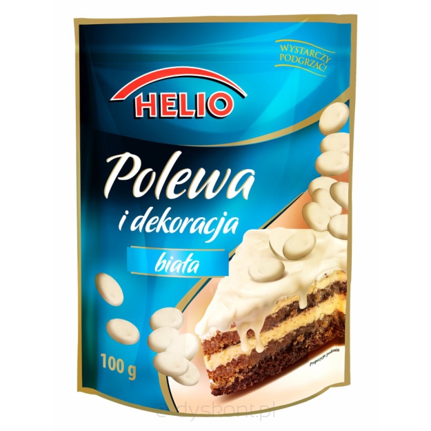 Helio Polewa Dekoracyjna Biała 100 G
