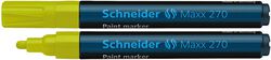 Schneider Marker olejowy Maxx 270, okrągły, 1-3mm, żółty [BIURO]