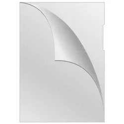 Q-Connect Obwoluta typu L, poszerzana, PP, A4, groszkowa, 100mikr., 50szt., transparentna