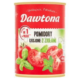 Dawtona Pomidory Krojone Z Ziołami 400G 