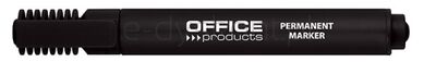 Office Products Marker permanentny ścięty, 1-5mm (linia), czarny