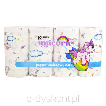 Kartika Kids Papier Toaletowy 8 Rolek 3-Warstwowy