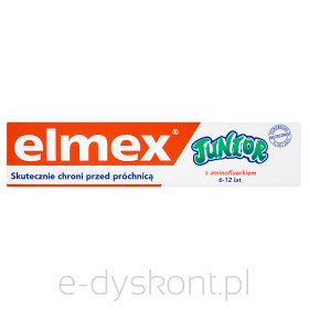 Elmex Pasta Do Zębów Junior Dla Dzieci 6-12 Lat 75 Ml