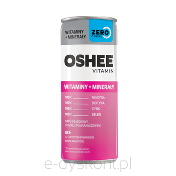 Oshee Vitamin Zero Witaminy I Minerały 250Ml