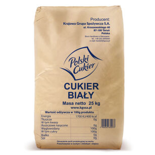 Polski Cukier Cukier biały 25kg