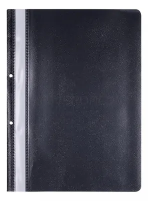 Office Products Skoroszyt, PP, A4, 2 otwory, 100/170mikr., wpinany, czarny 