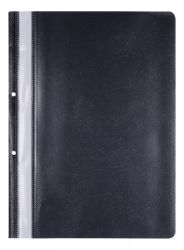 Office Products Skoroszyt, PP, A4, 2 otwory, 100/170mikr., wpinany, czarny 