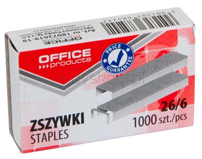 Office Products Zszywki 26/6, 1000szt.