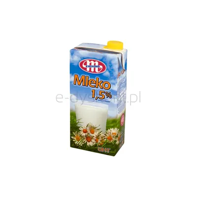 Mlekovita Mleko UHT 1,5% tłuszczu 1l