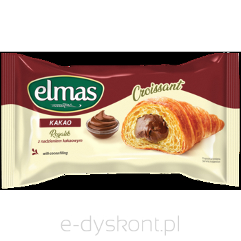 ELMAS Rogalik z nadzieniem kakaowym 60 g