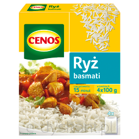 Cenos Ryż Basmati 4 X 100 G 