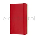 Notes MOLESKINE Classic P (9x14cm), w linie, miękka oprawa, 192 strony, czerwony - 2
