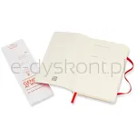 Notes MOLESKINE Classic P (9x14cm), w linie, miękka oprawa, 192 strony, czerwony - 3