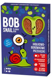 Bob Snail Przekąska Jabłko - Borówka 60G