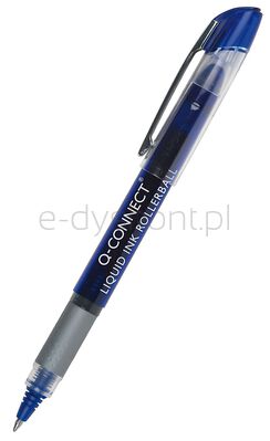 Q-Connect Cienkopis kulkowy 0,5mm (linia), niebieski