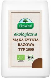Ekowital Mąka żytnia razowa typ 2000 BIO 1 kg