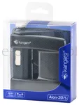 Dziurkacz KANGARO Aion-20/S, dziurkuje do 20 kartek, metalowy, w pudełku PP, metaliczny szary - 2