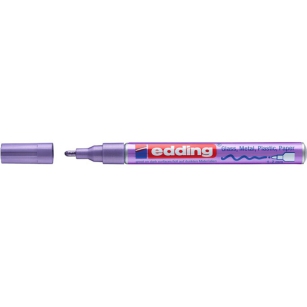 Marker olejowy połyskujący e-751 EDDING, 1-2 mm, fioletowy metaliczny