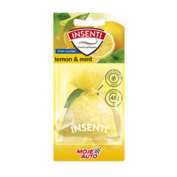 Insenti Odświeżacz Powietrza woreczek zapachowy Moje Auto -  Lemon & Mint 20g